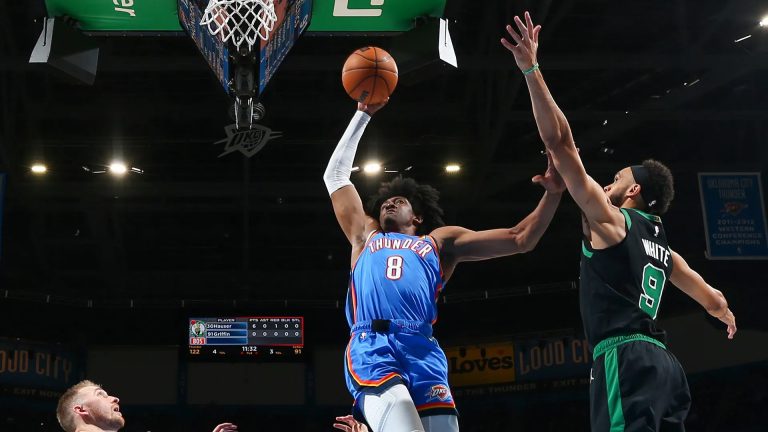 boston celtics vs okc thunder match player stats​